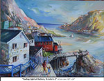 Fading Light at Battery, St. John's-2, Oil on Canvas